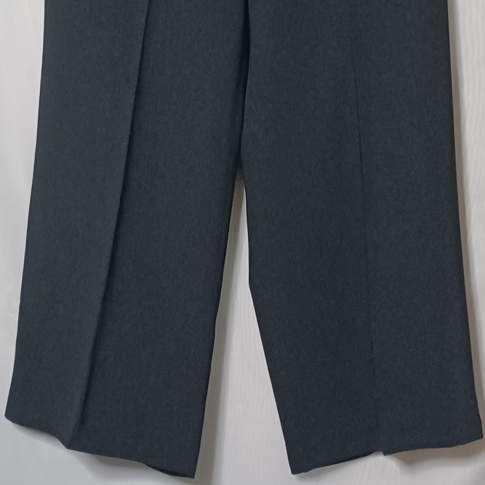 LAUREN RALPH LAUREN Petite Women's Black Wide Leg Crop Pants. 6P - Picture 4 of 10